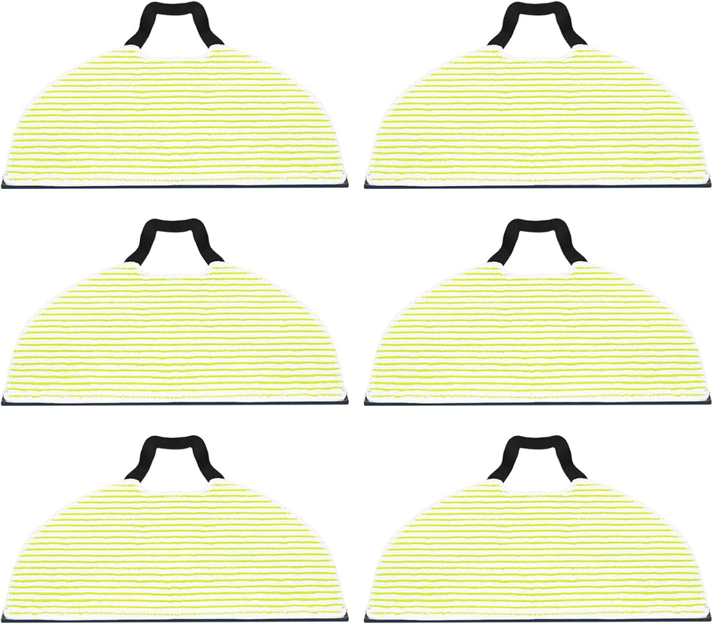 Shark 6-Pack Mop Pads - Compatible with Matrix Plus AI Ultra Robot Vacuums | AV2610WA, RV2610WA, RV2610BTUS, AV2620WA, AV2630WA, RV2410WD, RV2402WD