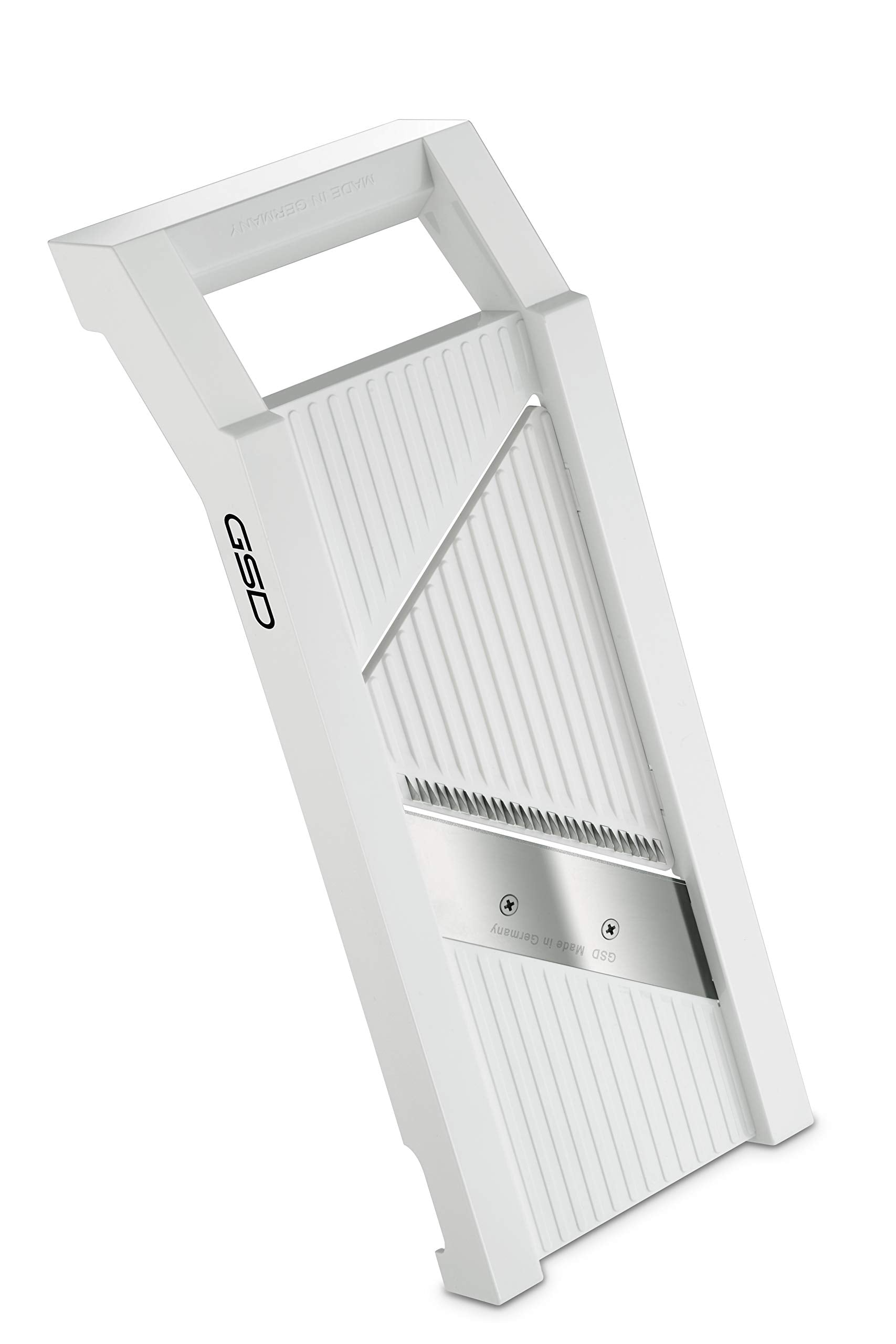 GSD Universal Vegetable Slicer With 5 Changeable Blades, White