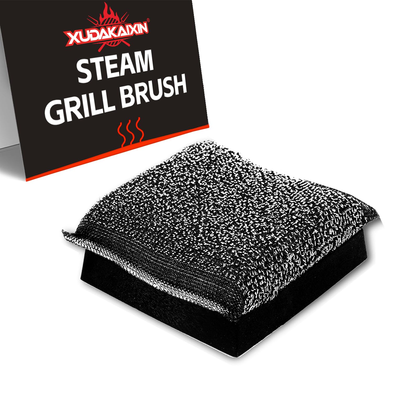XUDAKAIXIN BBQ Replaceable Scraper Cleaning Head, Durable for Cast Iron or Stainless-Steel Grates, Barbecue Cleaner.