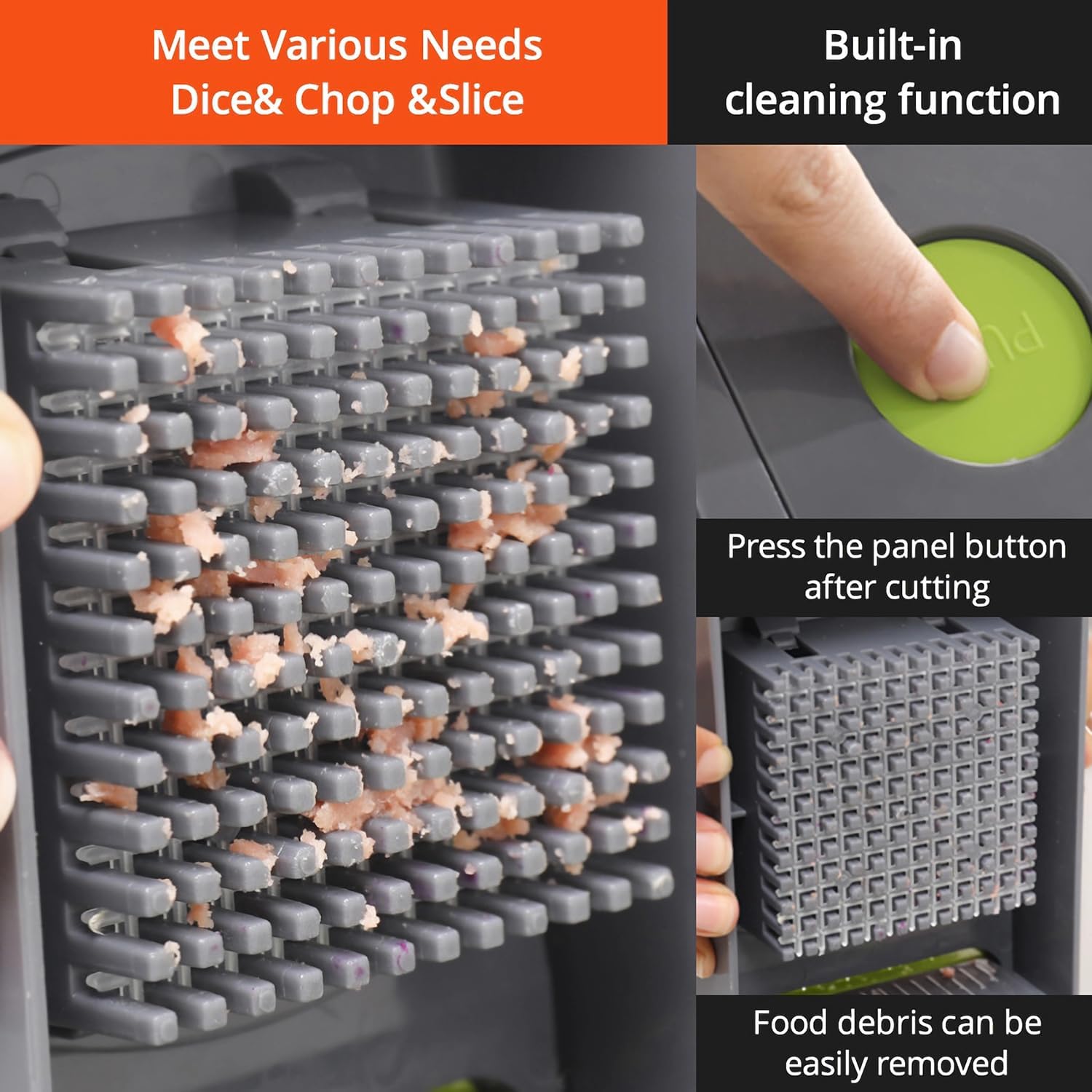 Skiennix 15-in-1 Vegetable Chopper - Multifunctional Food Slicer with Container & Lid for Easy Meal Prep