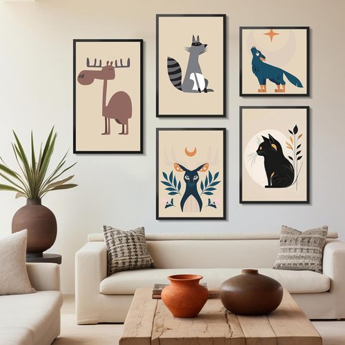 LaVie Home 16x16 Black Picture Frame - HD Plexiglass for Vertical/Horizontal Display | Classic Collection