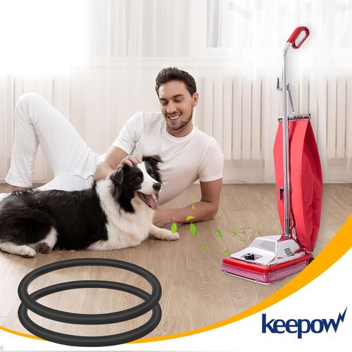 KEEPOW Vacuum Belt, 13 Pack Round Vacuum Belts Replacement Vacuum Parts Compatible with Sanitaire Eureka Vacuum Cleaner, 66100 SC679 C2094 Belt, Part Number 30563B, 30563A