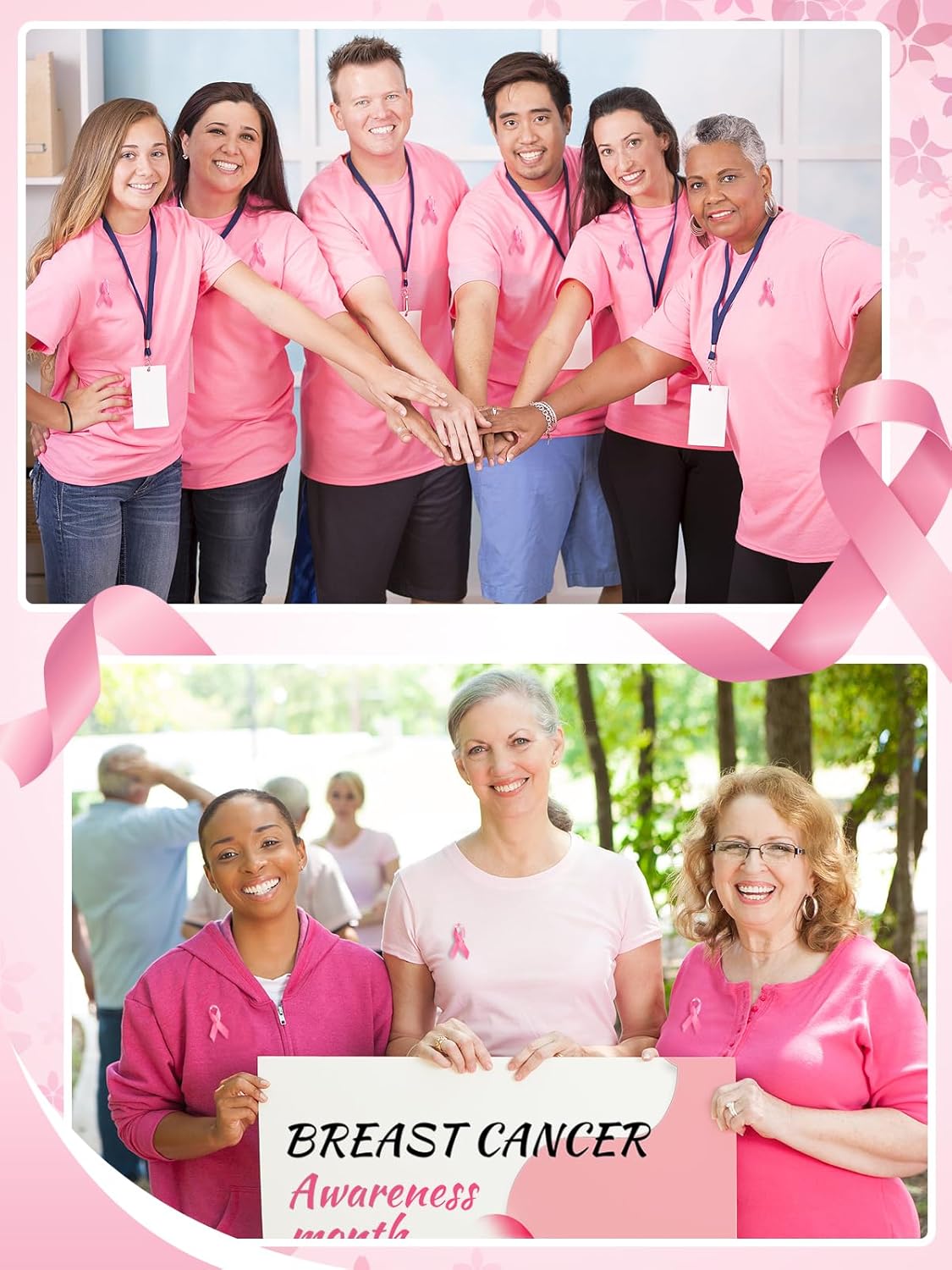 Regine Switzerland Breast Cancer Awareness Pins - Pink Ribbon Gifts for Women | Charity Event Fundraising
