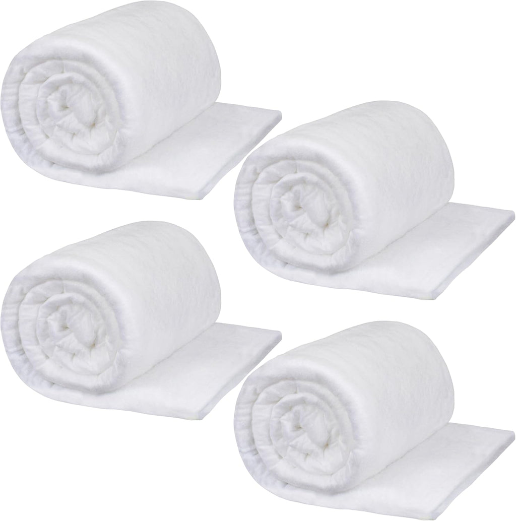 Palonu Snow Blanket - Thick White Soft Fake Snow Cover for Christmas Decor | 3 Rolls, 3 x 8 Ft