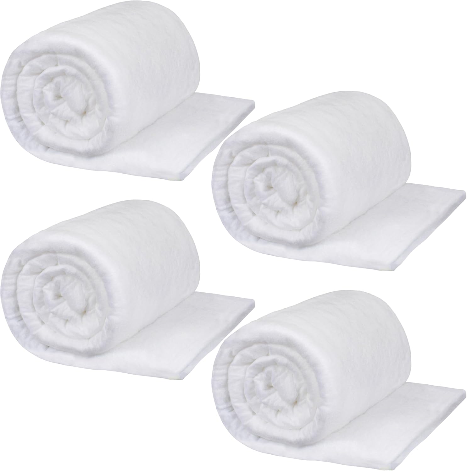Palonu Snow Blanket - Thick White Soft Fake Snow Cover for Christmas Decor | 3 Rolls, 3 x 8 Ft