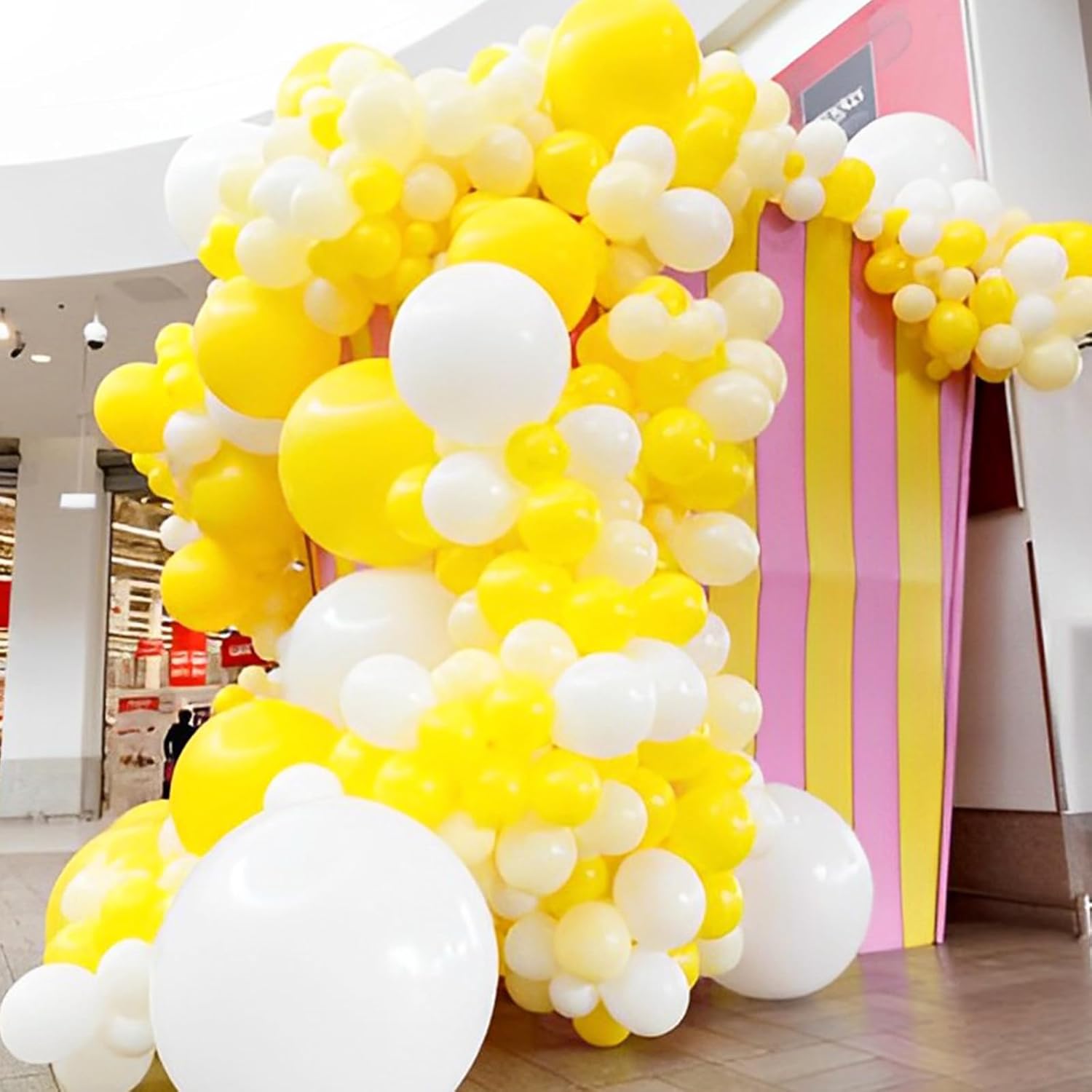 Voircoloria Yellow Balloons - 66 Pack of 12-Inch Latex Balloons for Graduation, Weddings & Parties