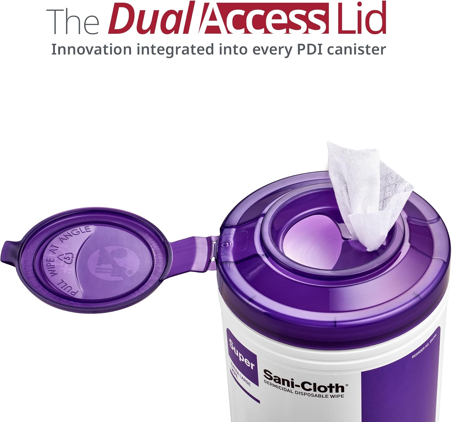 Super Sani-Cloth Wipes by Professional Disposables - Powerful Surface Disinfectant | 160 Count