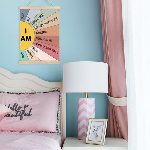 FDHSPAAM Wall Art - Positive Affirmations for Mental Health | Motivational Decor for Therapy Offices, 12x16 Inch