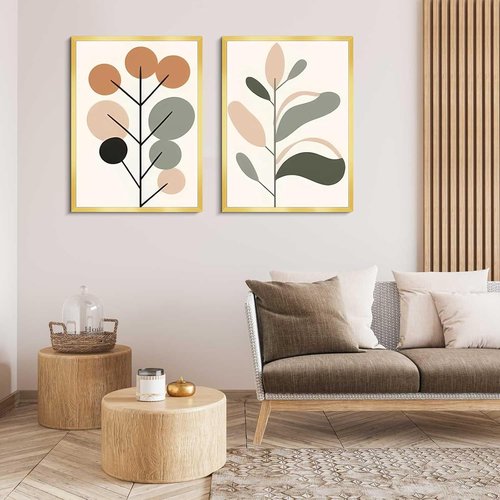 LaVie Home 24x32 Gold Picture Frame - HD Plexiglass Wall Display for Vertical or Horizontal Use