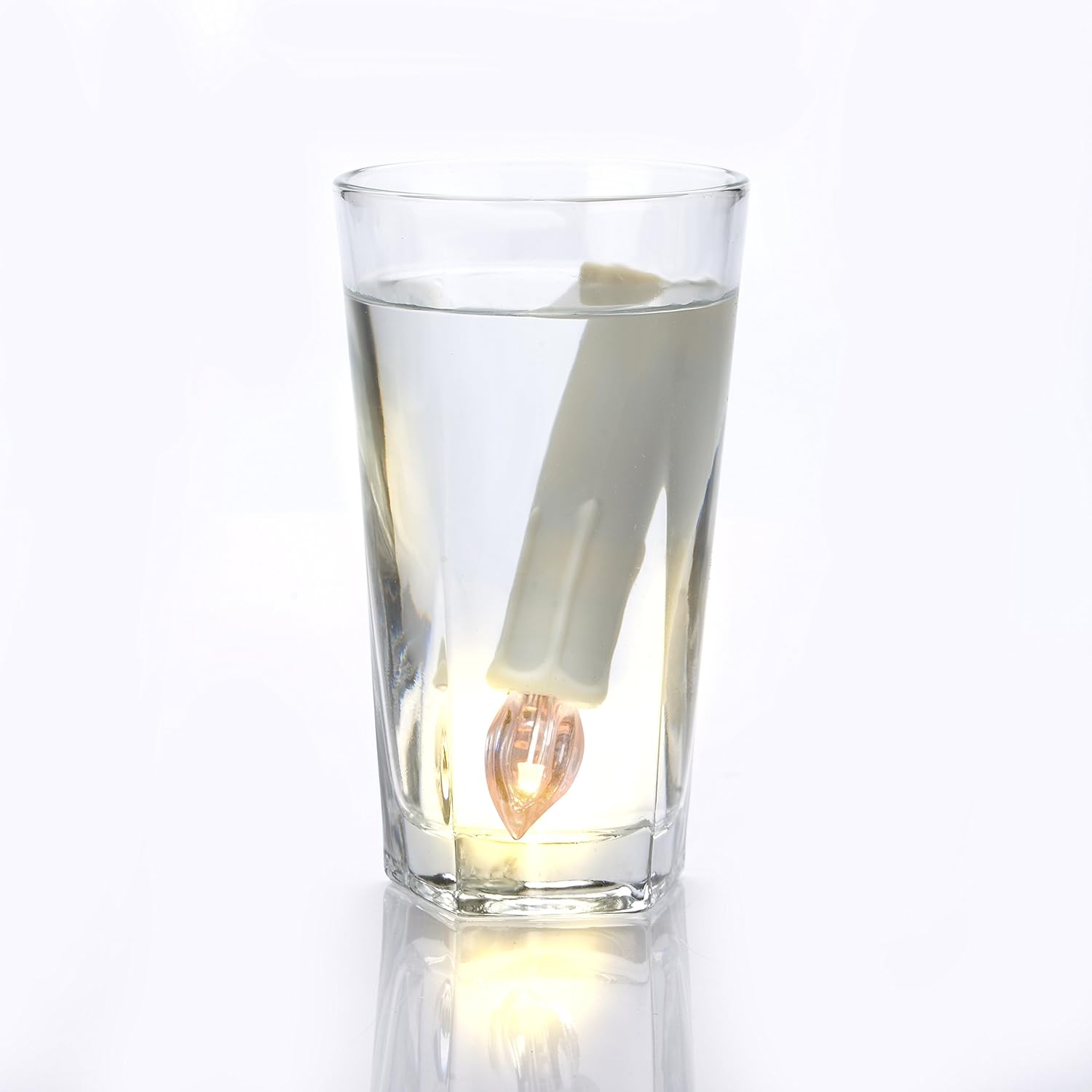 Skiennix Flameless LED Taper Candles - Battery Operated with Remote Timer | 30PCS White Flickering Mini Clip-On Lights for Christmas Trees & Home Decor