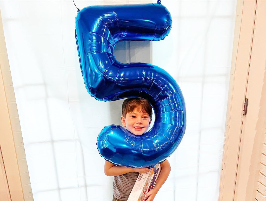 Number 25 Balloon by [Brand Name] - 40-Inch Navy Blue Birthday Decoration for 25th Celebration