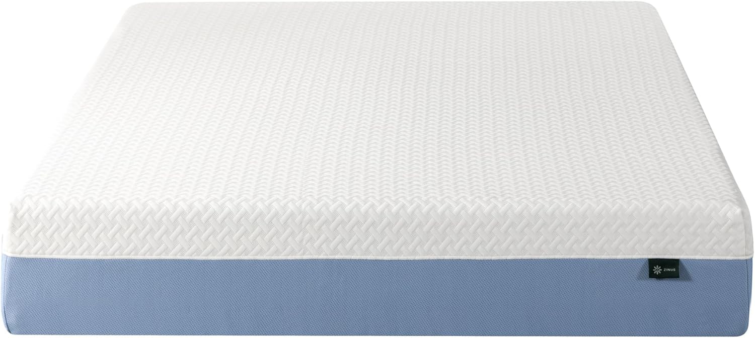 Zinus 10 Inch Full Memory Foam Mattress - Cooling Comfort, Fiberglass Free, Medium Feel, Safe Materials