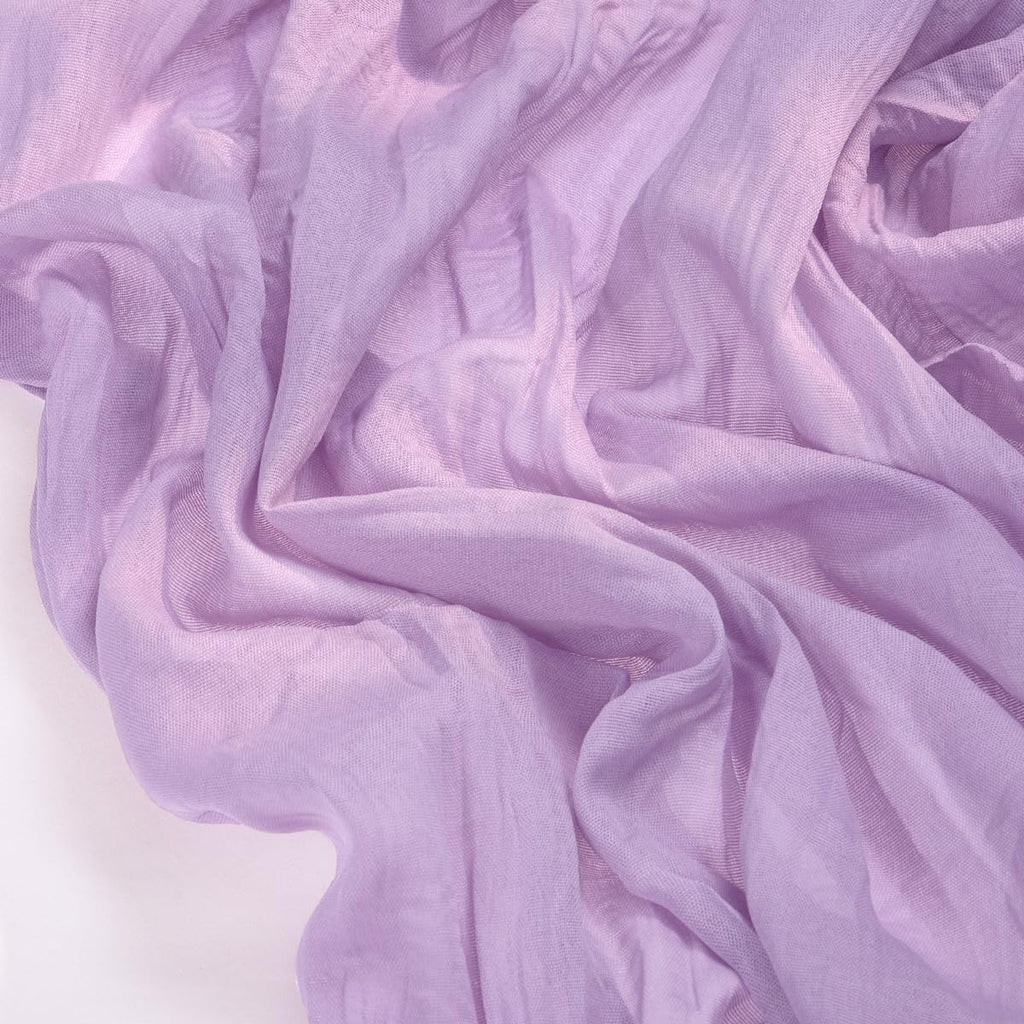 Socomi Lilac Purple Cheesecloth Table Runner - 120 Inch Rustic Gauze for Weddings & Events