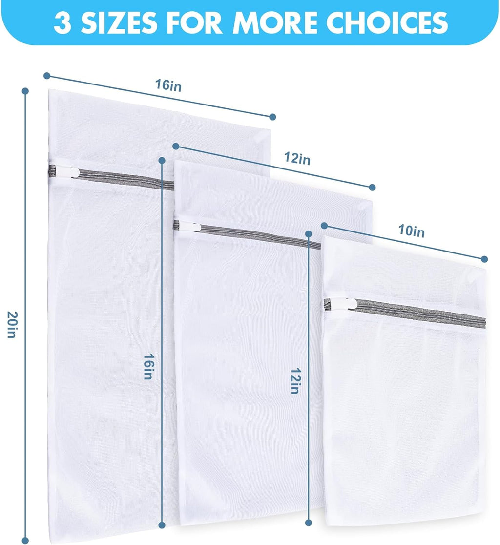 Mesh Laundry Bags by [Brand Name] - Durable Delicate Wash Bags | 3 Sizes (Large, Medium, Small) for Gentle Cleaning