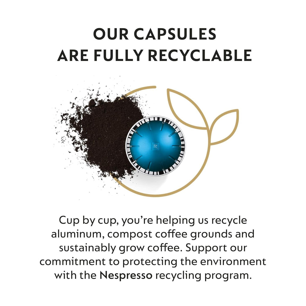 Nespresso Vertuo Coffee Capsules - Variety Pack of Medium & Dark Roast - 30 Count Pods