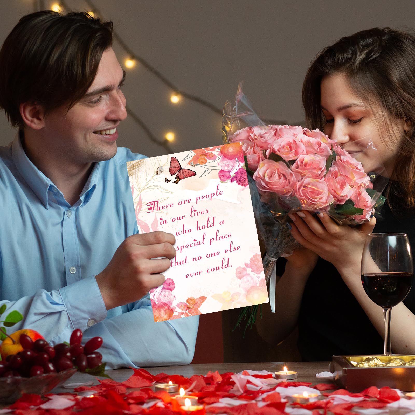 Missonemi Friend Valentines Day Card Gifts for Him Her, Cute Valentine's Gifts for Special Friends