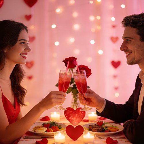 Valentines-Day-Heart-Shaped-Straws-Party-Supplies-Decorations-100 PCS | Dishwasher Safe & Reusable Thick Heart Red Drinking Straws for Cocktail Wedding Bridal Shower Galentines Birthday Party Favors