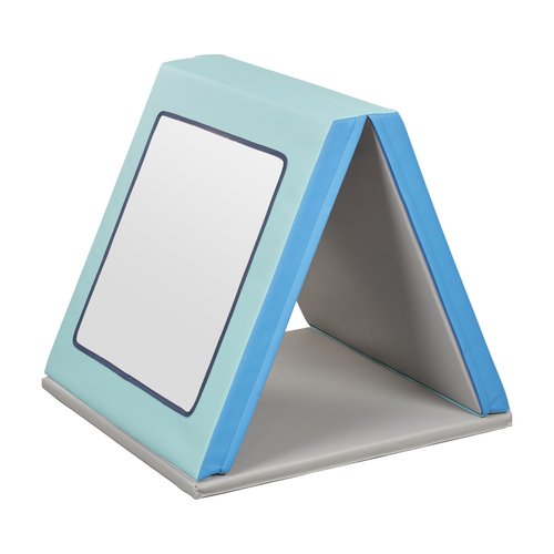ECR4Kids SoftZone Folding Floor Mirror, Sensory Toy, Contemporary