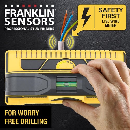 Franklin Sensors Prosensor M210 Stud Finder - 13-Sensor Wood & Metal Detector | Live Wire Detection, USA-Made