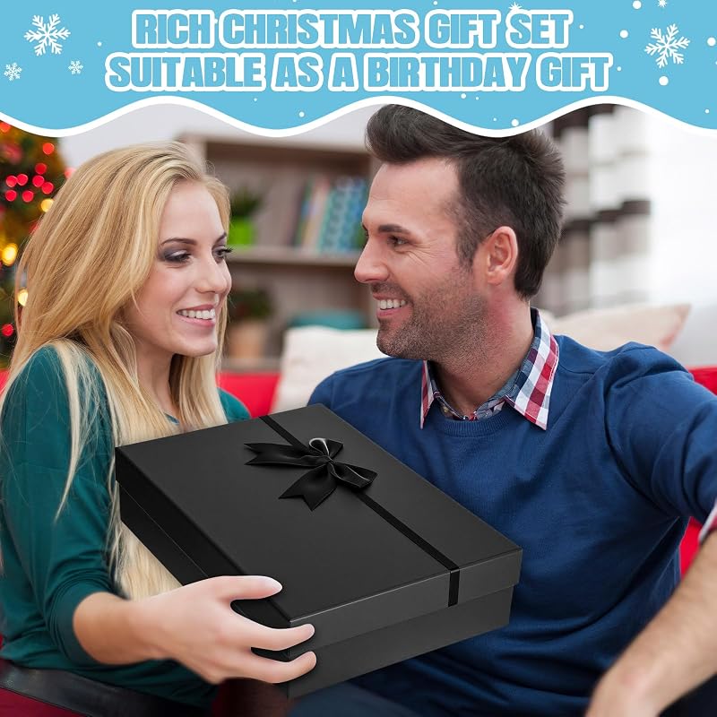 Santa Gift Set for Men, 12 Pcs - Includes Cup, Wallet, Belt, Bracelet, Keychain & More (Variation: Santa)