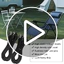 Zero Gravity Chair Replacement Cord Kit - 4 Pack Elastic Cords for Repairing Chairs