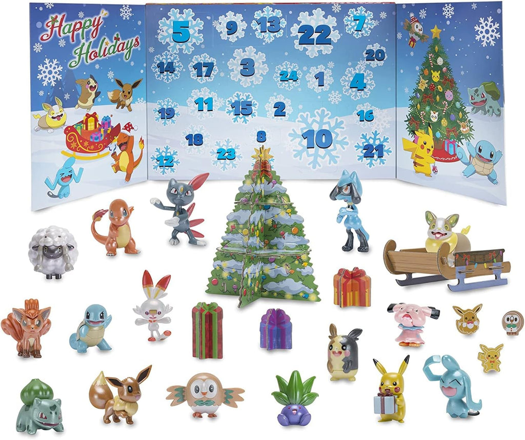 POKÉMON Advent Calendar 2021 - Festive Collectible Toys for Holiday Fun