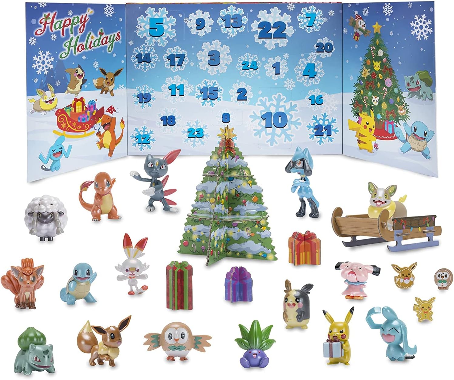 POKÉMON Advent Calendar 2021 - Festive Collectible Toys for Holiday Fun