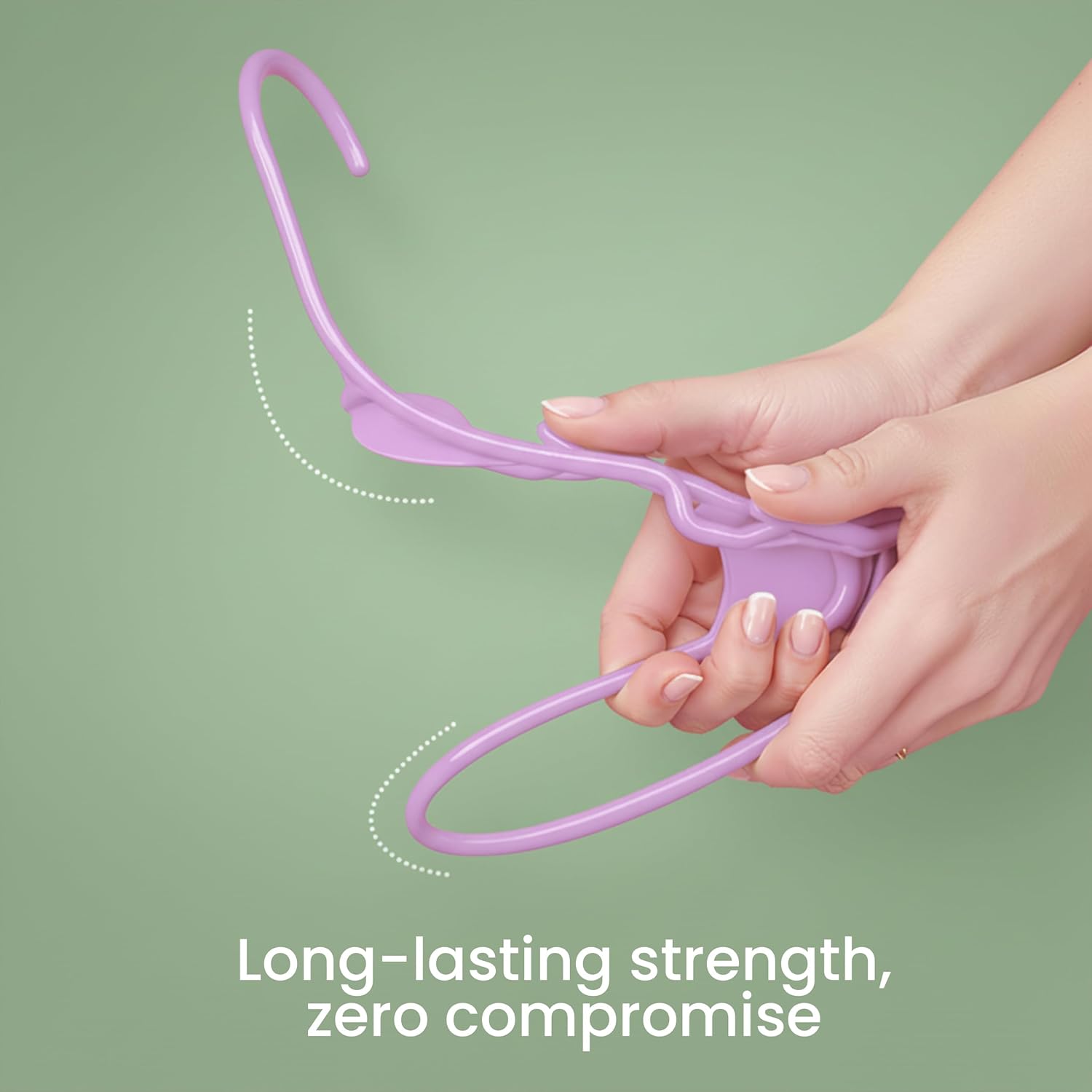 Utopia Home Plastic Hangers - Durable Space-Saving Clothes Hangers - 50 Pack in Pink