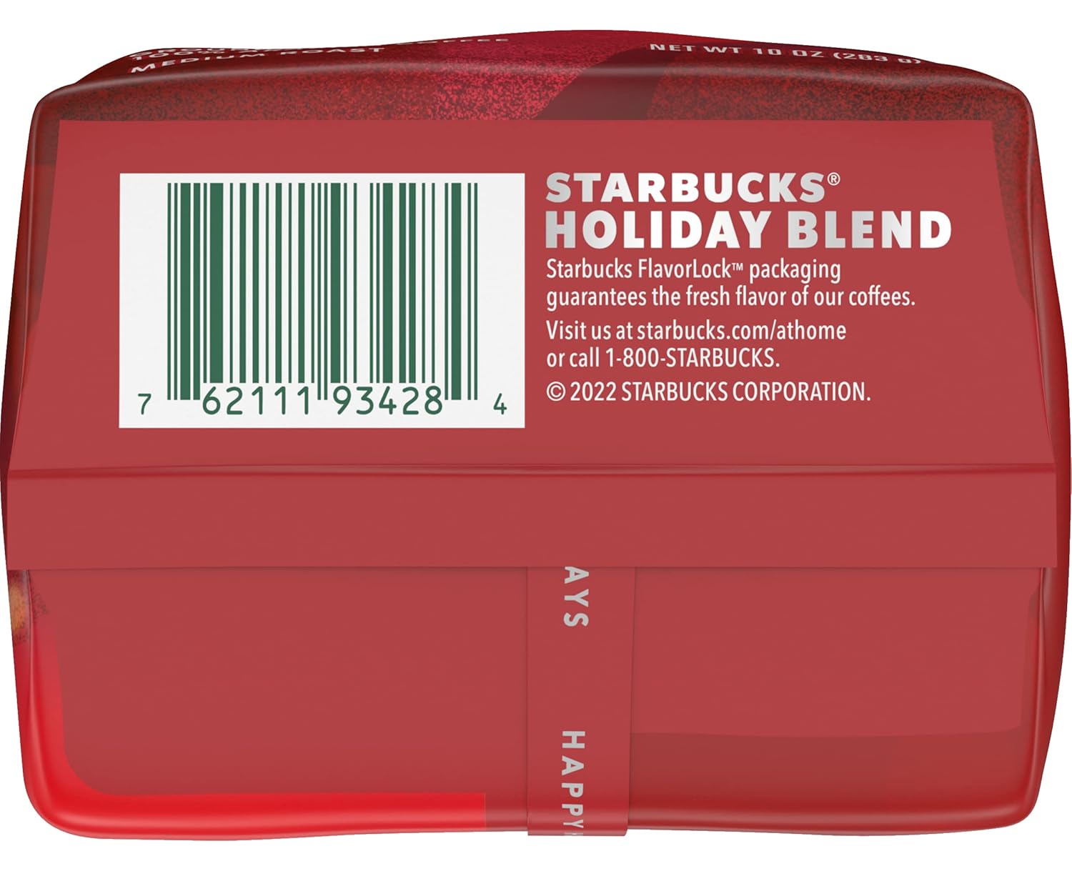 Starbucks Holiday Blend Ground Coffee - Soft & Layered Flavor | 10 oz Bag