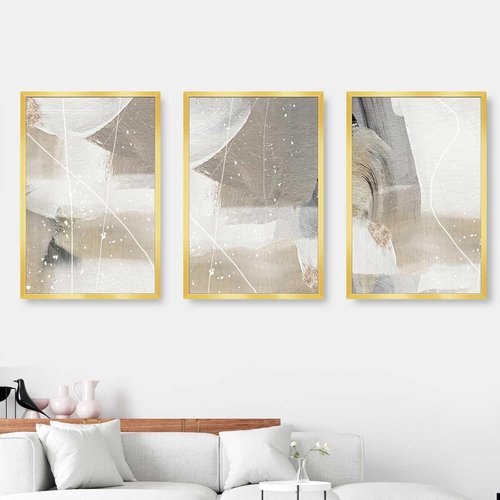 LaVie Home 24x30 Gold Picture Frame - HD Plexiglass Wall Display for Vertical or Horizontal Use