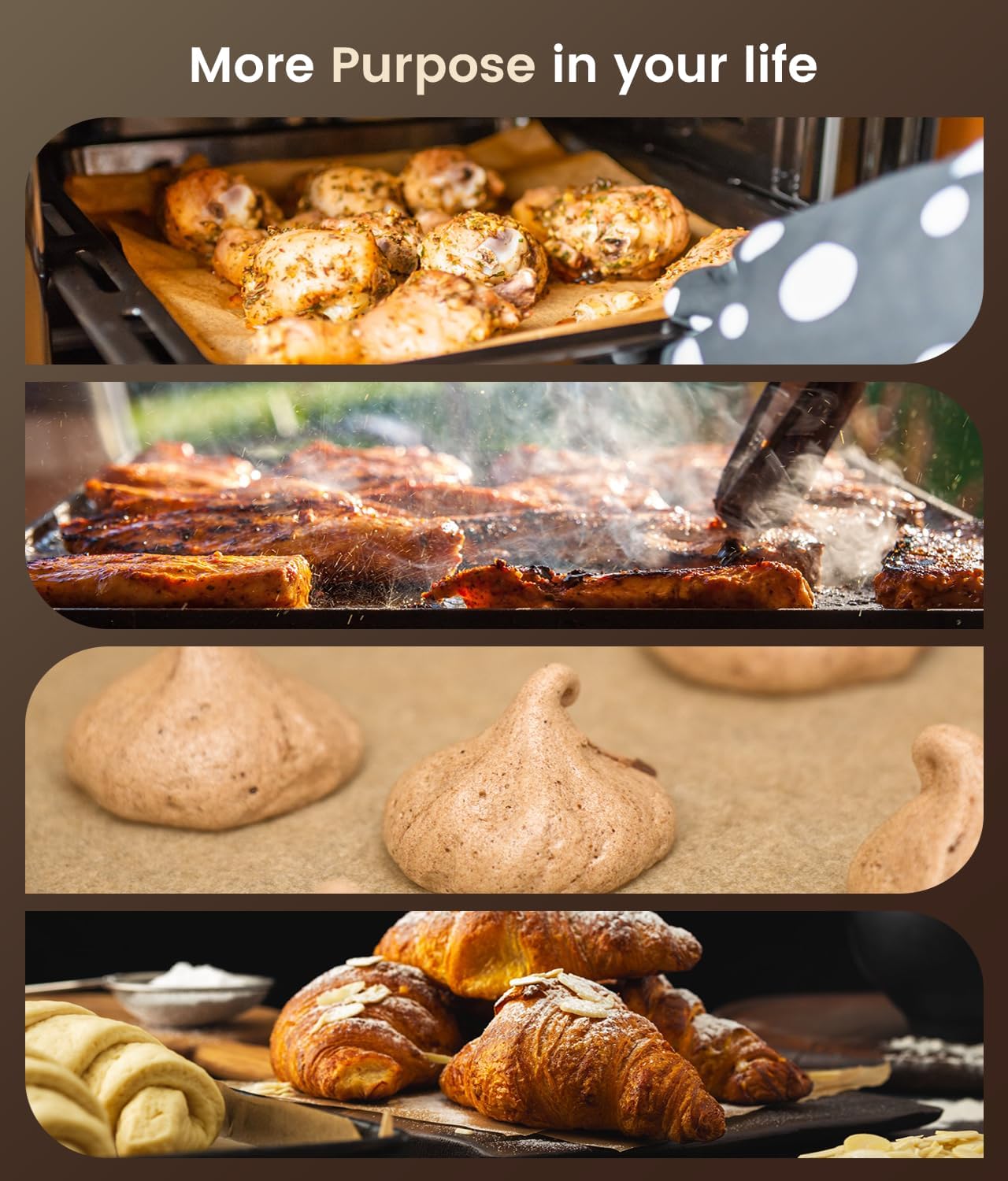 Parchment Paper Sheets by [Brand Name] - 200 Non-Stick Precut Baking Sheets | 9x13 In, Unbleached, Ideal for Bread, Cakes & Cookies