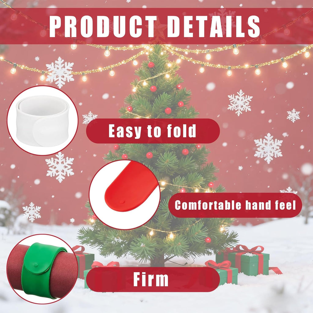 Skiennix Wrapping Paper Roll Holder - 12 Silicone-Covered Metal Clamps for Easy Storage | 1'' x 9''