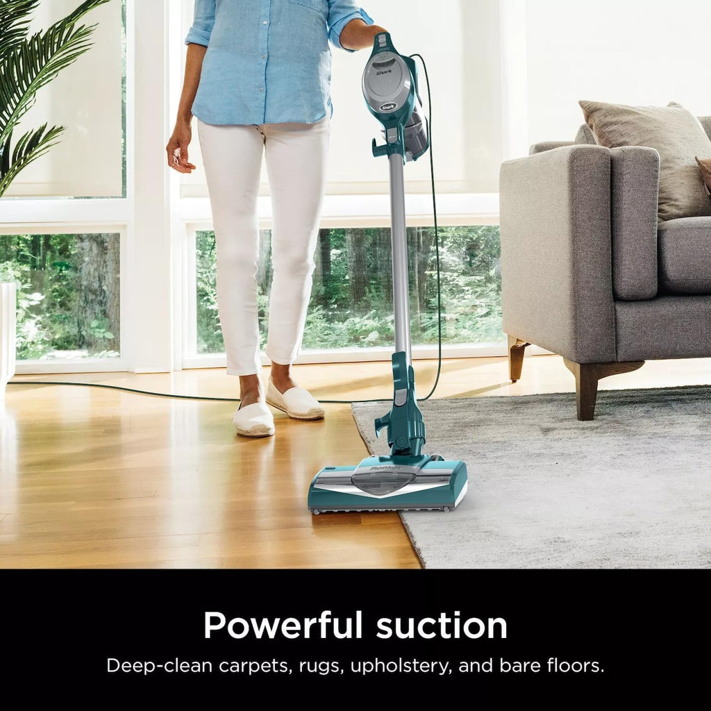 Shark CS112 Rocket Corded Stick Vacuum - Lightweight, Bagless Design for Carpet & Hard Floors - Green