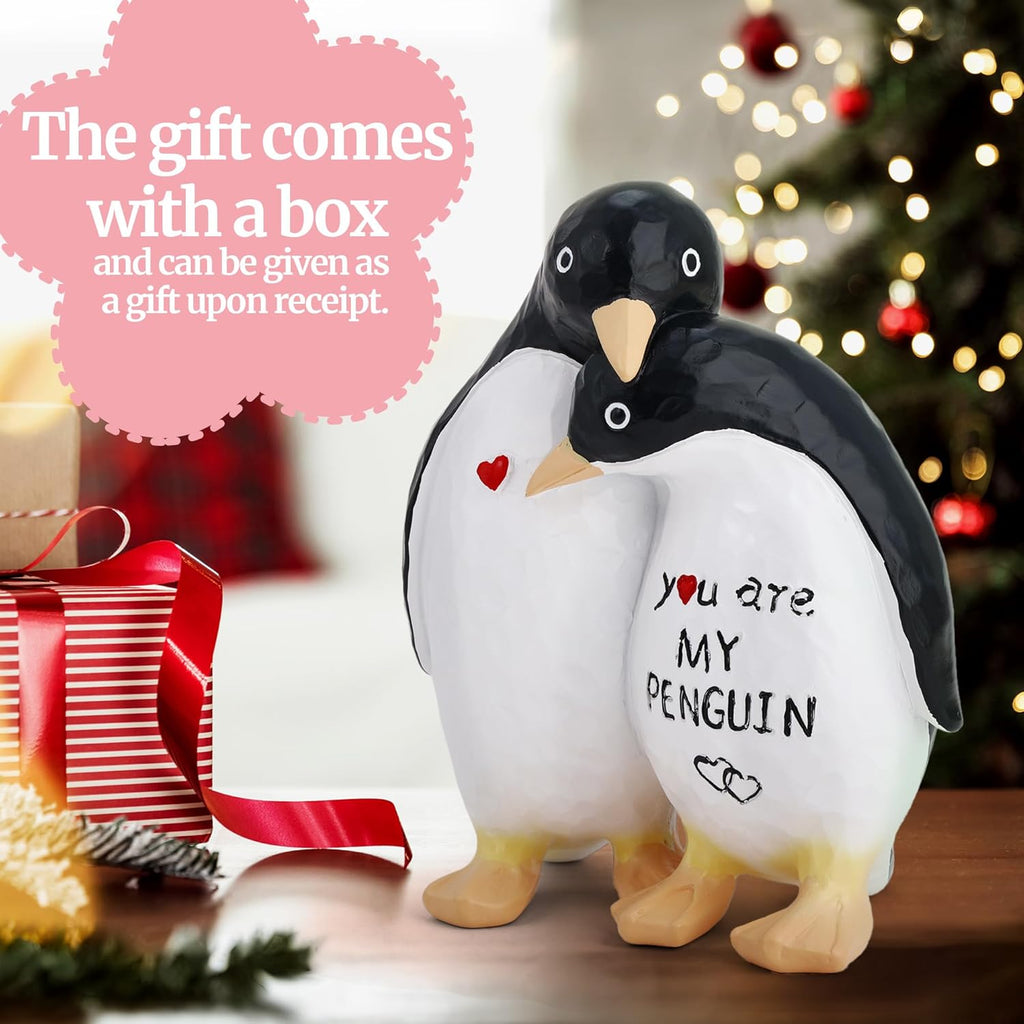 Regine Switzerland Cute Penguin Figurine - Romantic Anniversary Gift for Couples | Perfect for Birthdays & Valentine's Day