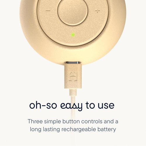 Hatch Go - Portable Sound Machine for Babies | 10 Soothing Sounds & White Noise | Travel-Friendly Honey