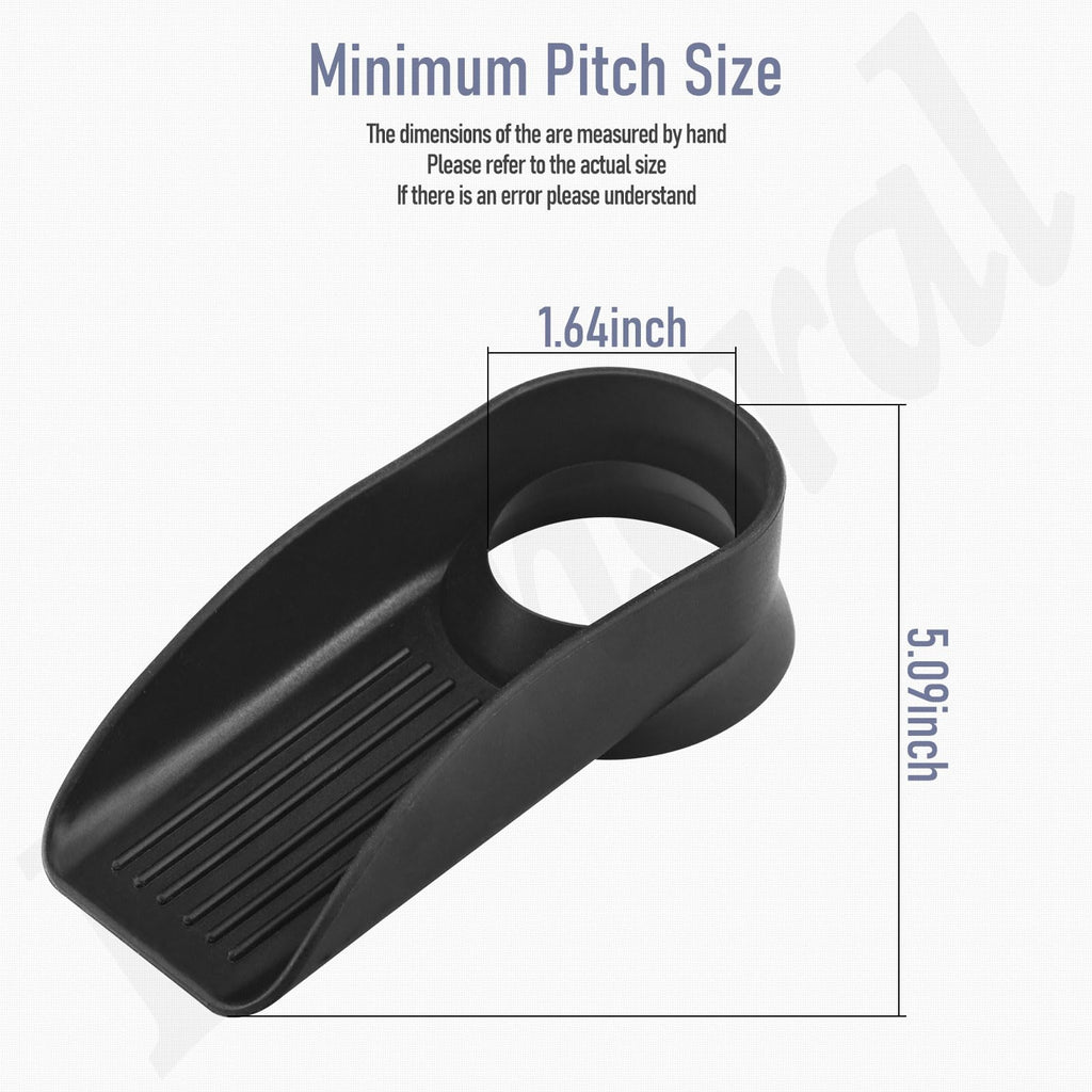 Air Gap Cover Water Ramp Silicone Splash Guard (Black), 4° Overflow Spout Extender, The Silicone Splash Guard Prevents Water From Splashing Around