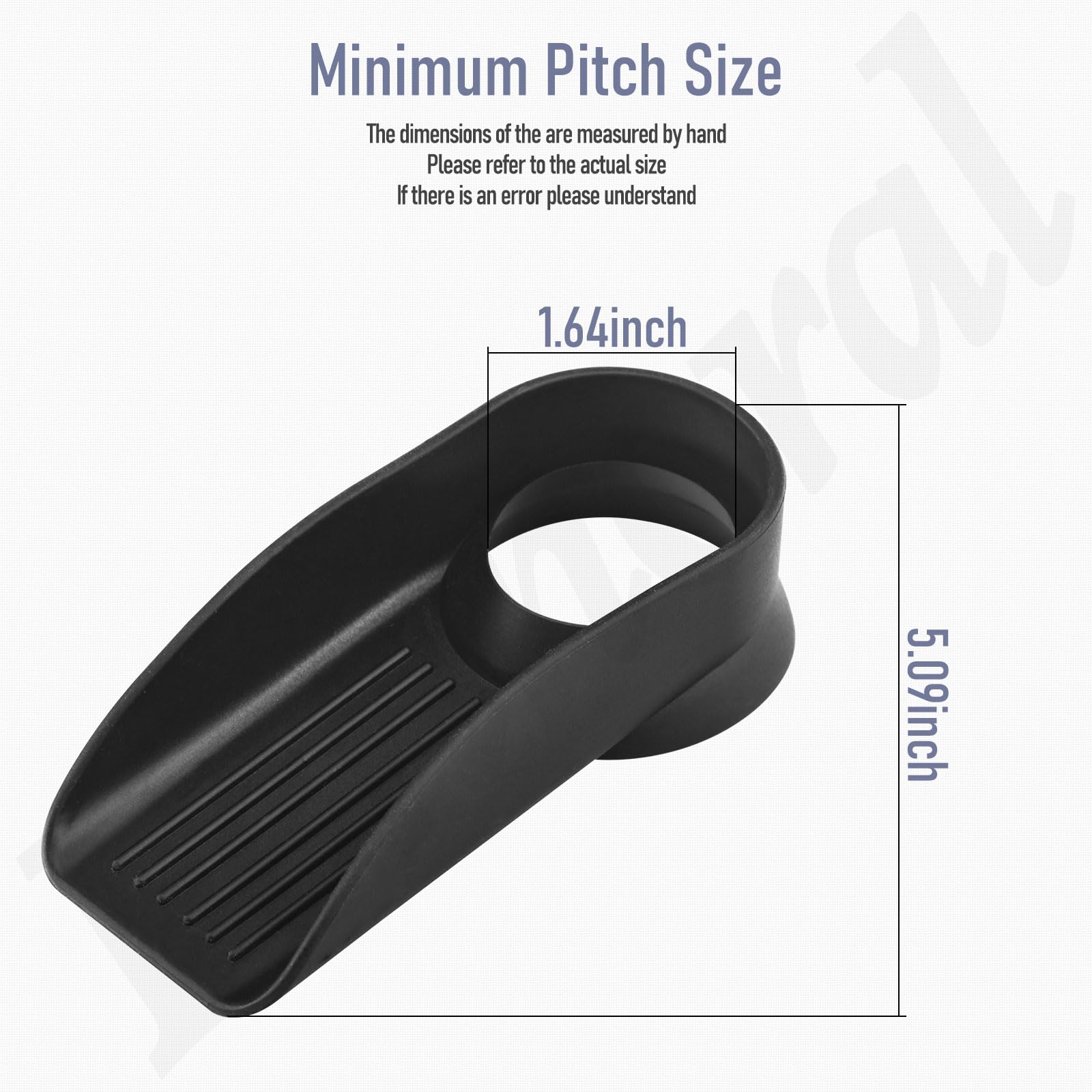 Air Gap Cover Water Ramp Silicone Splash Guard (Black), 4° Overflow Spout Extender, The Silicone Splash Guard Prevents Water From Splashing Around