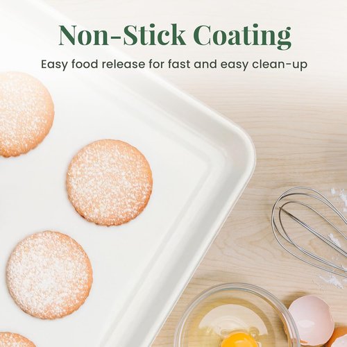Larder & Vine 8-Piece Bakeware Set - Non-Stick Ceramic Finish | PFAS, PFOA, PTFE & BPA Free | French Gray