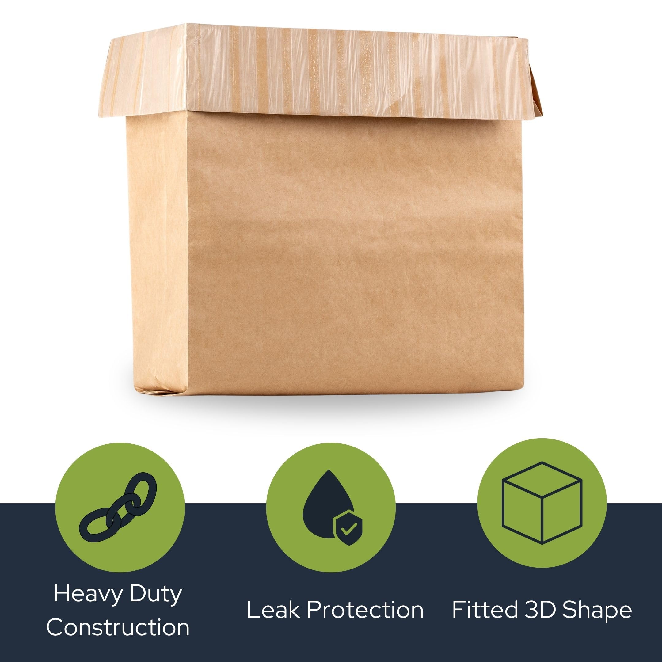 Wenses Paper Trash Compactor Bags, 12 Pack, Fits 15-Inch Compactors
