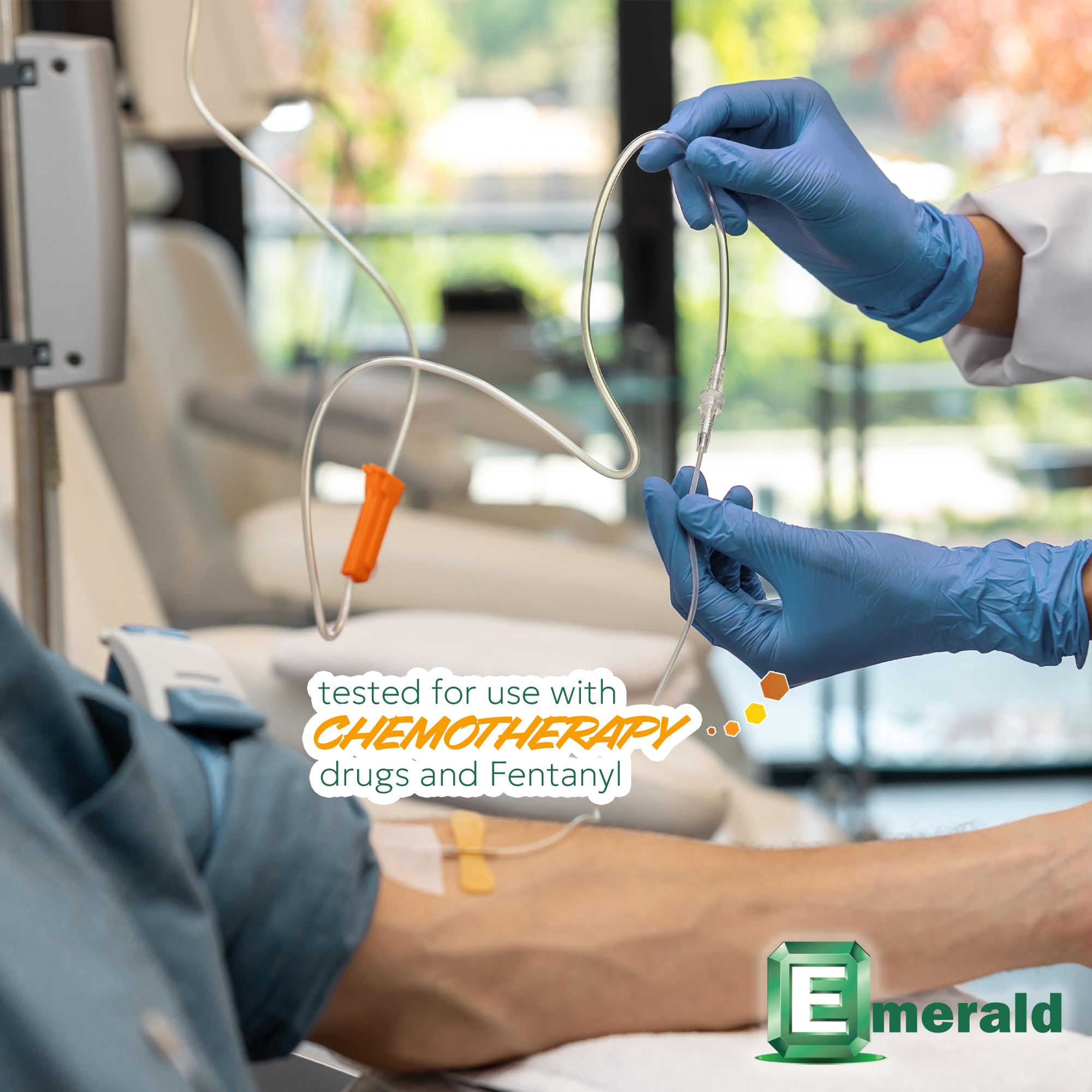 Emerald - 1,000 Gloves - Full Case - Nitrile Medical Exam Gloves, Latex Free, Powder Free, 10 Boxes of 100, Blue, Size: Small