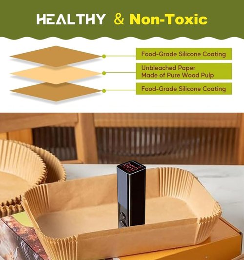 Loaf Pan Liners - 125 Pcs Non-Stick Parchment Paper for Baking | 9x5 Inch Bread Pan Liners