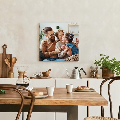 Custom Canvas Prints - Personalized Wall Art for Home Decor | 8x8 Inch Photo Canvas for Gifts