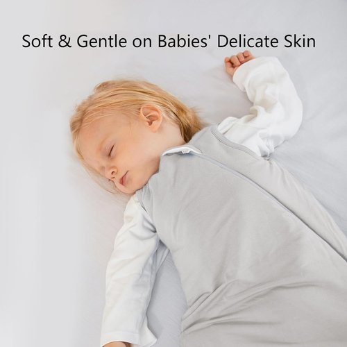 BubblePanda Bamboo Sleep Sack - Soft 1.0 Tog Toddler Sleeping Bag for Ages 2T-3T | 24-36 Months