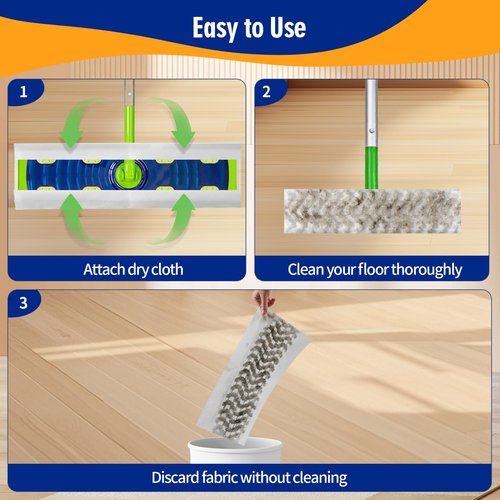 FURCIELOS 60 Count XL Pet Dry Sweeping Cloth Refills for Swiffer Sweeper XL Mop, Unscented Heavy Duty Dry Pads Refills for Multi-Surface Floor Cleaning