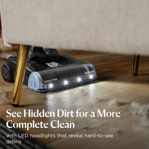 Bissell CleanView Max Vacuum - Tangle-Free Brush Roll & LED Headlights | Includes Pet Tools, Model 4072L