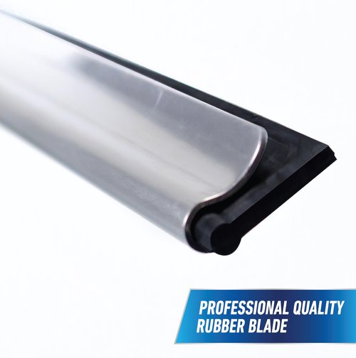 Unger Professional Connect and Clean 2-in-1 Squeegee and Scrubber, 6” Window Cleaning Tool, Commercial and Residential Use, Washer Cleaner Supplies to Remove Excess Water and Dry