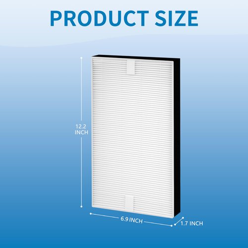 Alvamoyle F1 Filter Replacement, Compatible with Filtrete C01 T02 Room Air Purifier FAP-C01-F1, FAP-C01BA-G1, FAP-T02-F1, FAP-T02WA-G1, FAP-ST02W and FAP-ST02N,4 Pack
