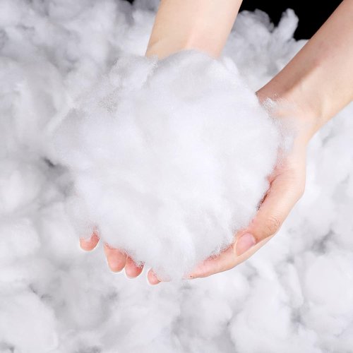 ANVAVO Fake Snow Decor - Soft Fluffy Cotton for Christmas Village Crafts | 36 Ounces in 3 Bags