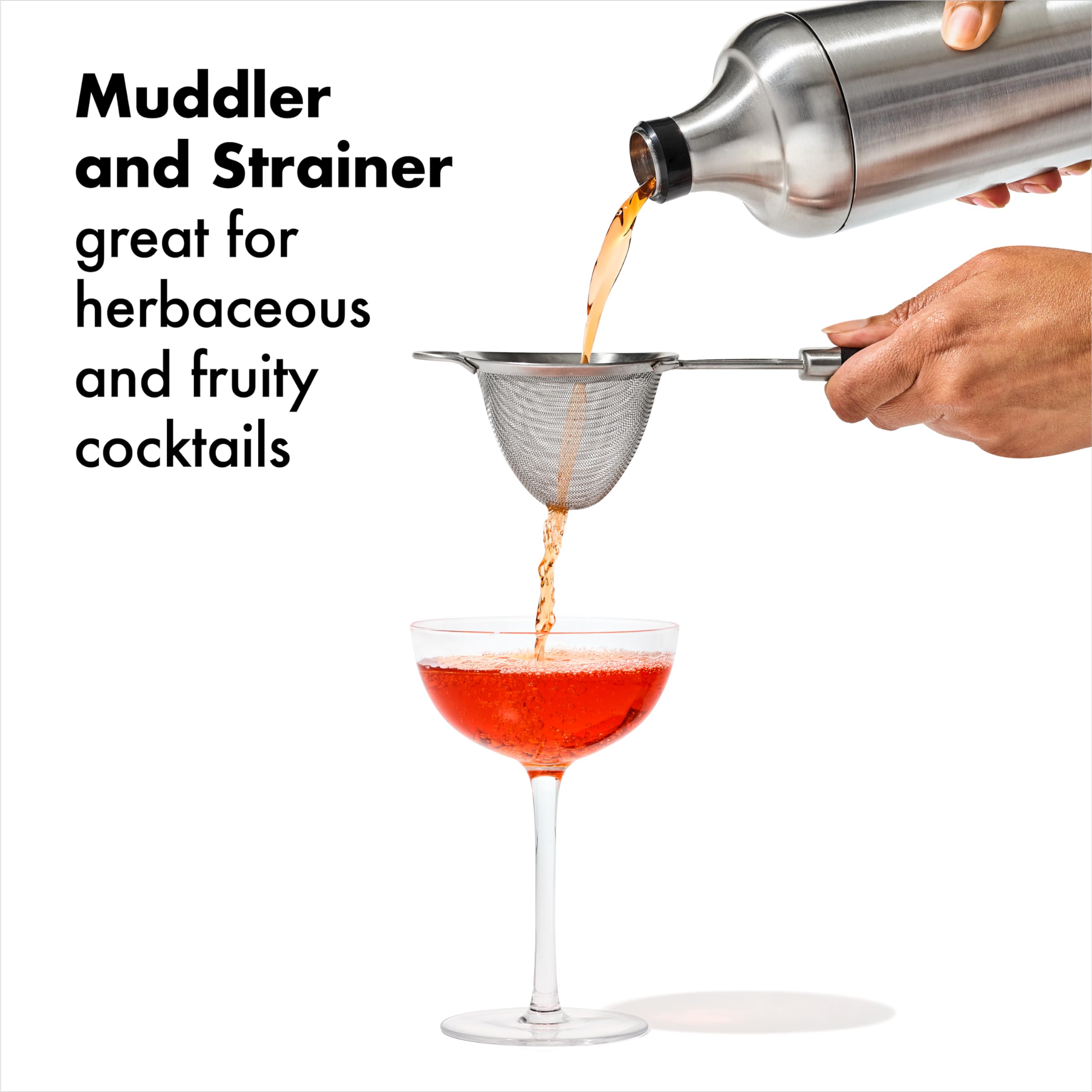 OXO Steel 6-Piece Barware Set