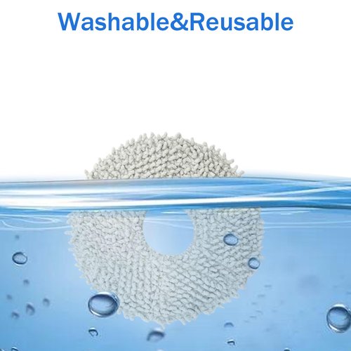 Accessories Kit for ECOVACS DEEBOT T30S / T30S Care / T30S AI Care/Yeedi M12 PRO+ Robot Vacuum Robot Vacuum and Mop, Main Brush, Side Brushes, HEPA Filters, Mop Pads, Dust Bags Replacement Parts